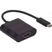 Adaptateur USB 3.1 Type-C vers HDMI 2.0 4K @ 60 Hz - 9 cm