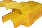 Manchon Snagless pour RJ45 6mm (x100) - jaune