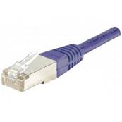 Cordon RJ45 cat.6 F/UTP 250 MHz violet 2m