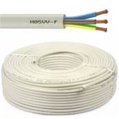 HO5VVF3G1.5 Câble souple 3G1.5mm² PVC blanc Ø 7,4/9,4mm