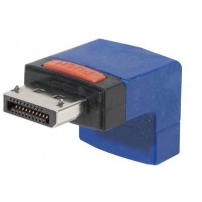 Adaptateur DisplayPort  1.2 mâle/femelle coudé 90°