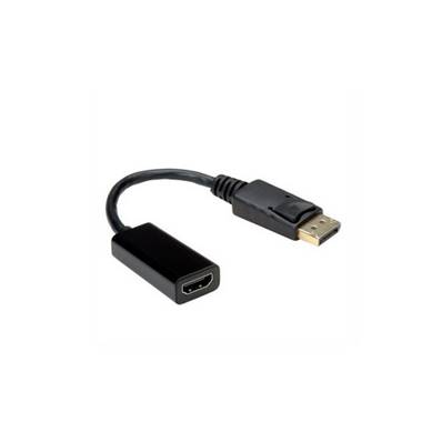 Convertisseur DisplayPort 1.2 2K vers HDMI A femelle noir - 0.15m