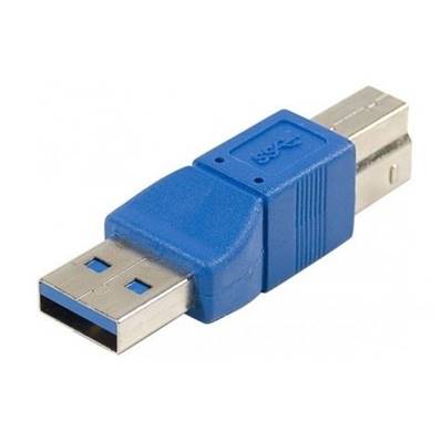 Adaptateur monobloc USB 3.0 SuperSpeed type A M vers type B M