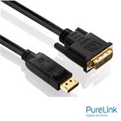 Cordon DisplayPort / DVI-D(18+1) souple - AWG28 -(1920x1200) -3m