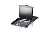 CL1008M-AT- Console KVM LCD 17" - 8 ports -1280 x 1024- VGA/PS2