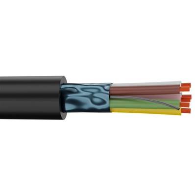 2060 Câble de télécommande 6x0.22mm² PVC noir Ø 5,00mm