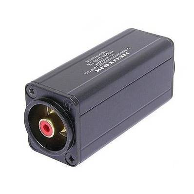 NA2F-D2B-TX Adaptateur avec transfo XLR 3 F/RCA F rouge