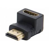 Adaptateur HDMI A mâle/femelle coudé 90° vers le haut