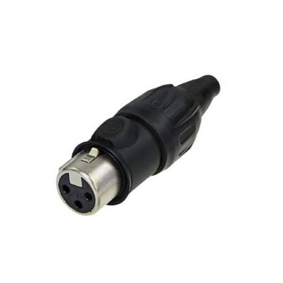 NC3FX1-TOP Fiche XLR 3 pts femelle droite TOP étanche IP65