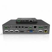 PSW-52-Matrice multi format 5x2 4K scaler et sorties HDMI/HD BaseT