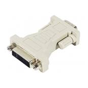 Adaptateur monobloc DVI-I femelle vers VGA HD15 mâle