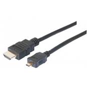 Cordon HDMI Highspeed vers micro HDMI M/M noir - 3m