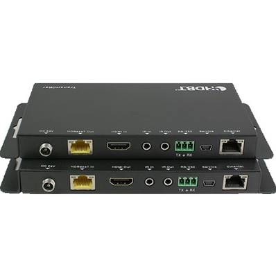 HBT-B100 -Kit extendeur HDBaseT HDMI 2.0 4K/UHD, LAN, RS232 et PoE 