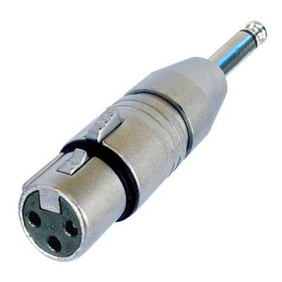 NA2FP Adaptateur XLR 3 femelle/Jack 6.35 mono mâle