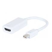 Adaptateur plastique mini DisplayPort 1.1 mâle vers HDMI femelle 1.3