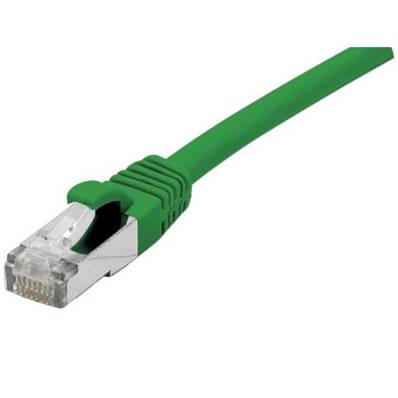 Cordon RJ45 cat.6 F/UTP 250 MHz LSOH snagless vert 1m