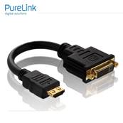 Cordon adaptateur DVI-D F (24+1) vers HDMI M - 0.10m