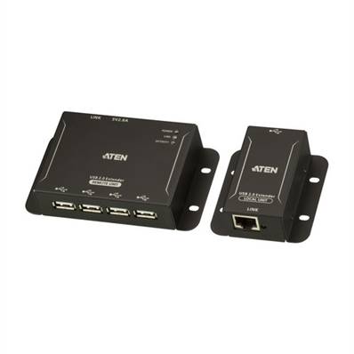 Aten UCE3250 Système d'extension Cat.5 USB 2.0- 4 ports (jusqu'à 50m)